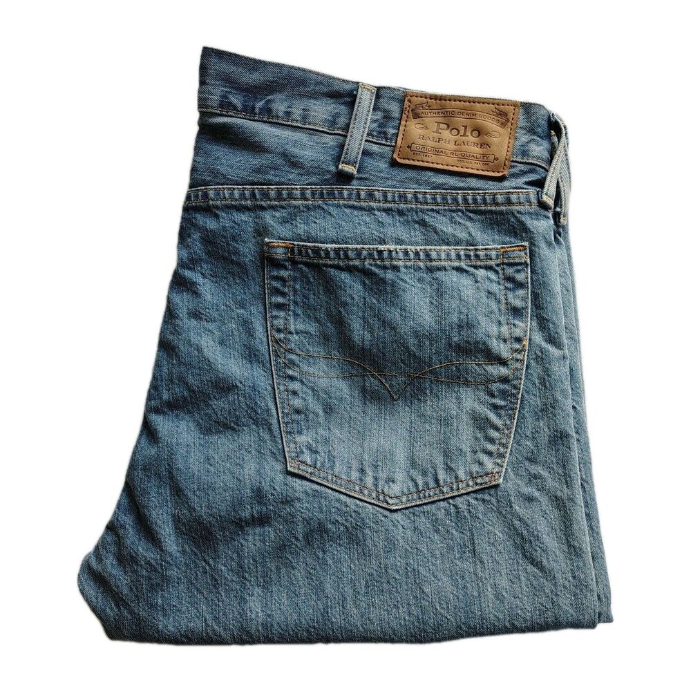 Polo Ralph Lauren Mens Jeans 38x32 Varick Slim Straight